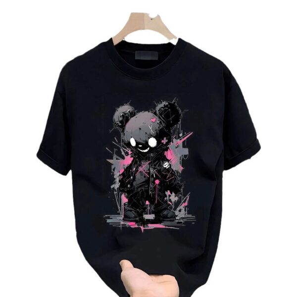 Heavy cotton short-sleeved T-shirt | 1094 - Image 5