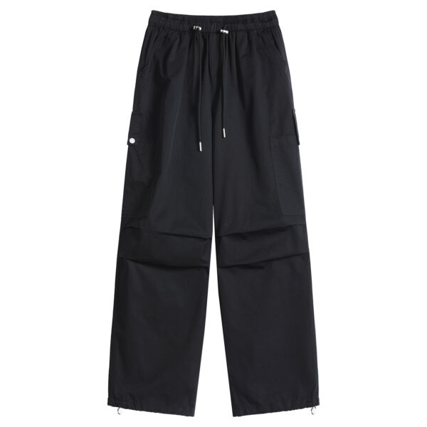cargo pants binding, wide legs, two high-waisted slacks, sweatpants women | 7005 - Image 5