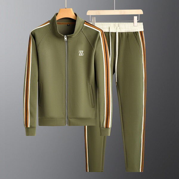 trendy fashion sportswear long sleeve straight pants two-piece suit | 1120 - Image 5