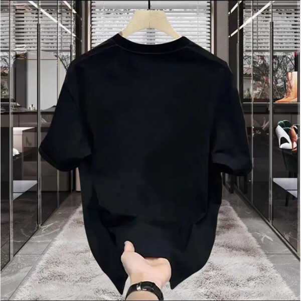 Heavy cotton short-sleeved T-shirt | 1094 - Image 2