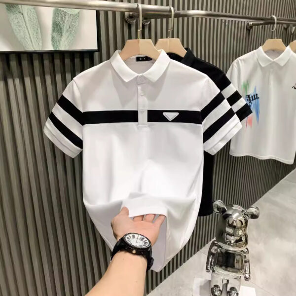 European goods Internet celebrity hot black and white striped | 1101 - Image 2