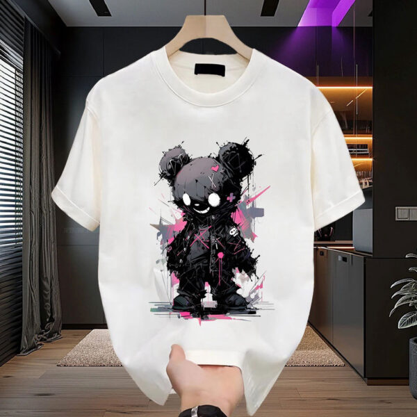 Heavy cotton short-sleeved T-shirt | 1094 - Image 3