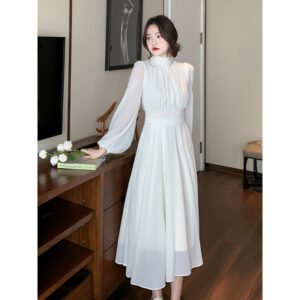 French cinched waist gentle midi skirt | 8012