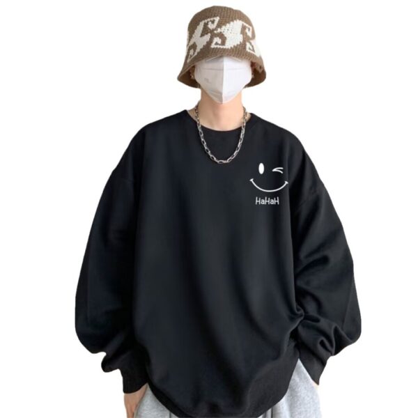 American casual loose long-sleeved pullover bottoming shirt | 1159 - Image 5