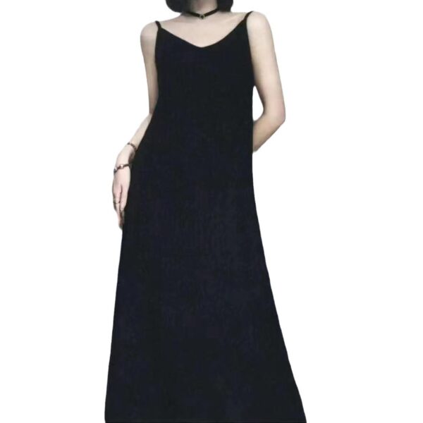 Loose Pleated Slip Skirt High-grade dress | 1144 - Image 4