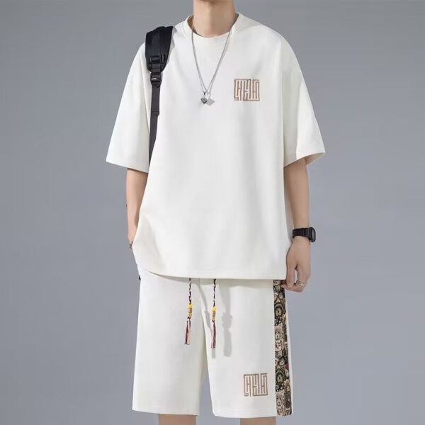 casual short-sleeved trendy suit for boys versatile | 1186 - Image 2