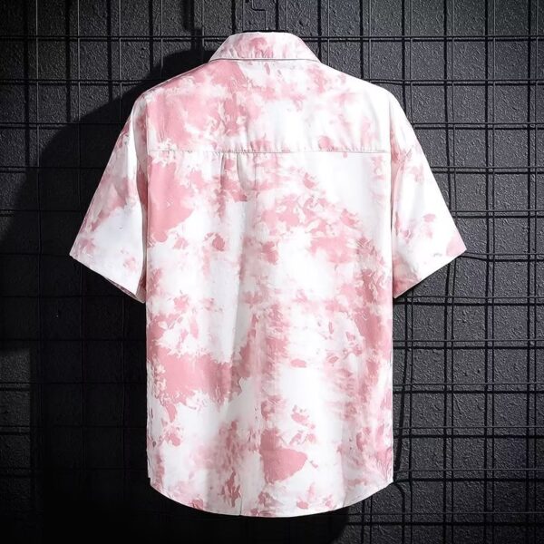 ice silk breathable summer Korean style trendy high-end printed shirt | 1176 - Image 2