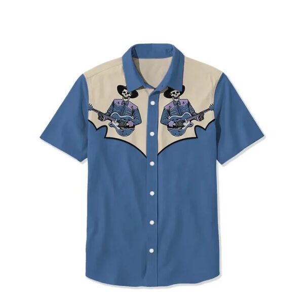 Breathable Linen Short Sleeve Fashion Short Sleeve Shirt Tops | 1167 - Image 4