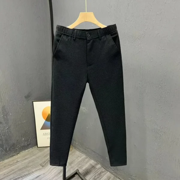 men's casual pants summer fashion slim straight trousers | 1164 - Image 3
