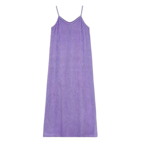Loose Pleated Slip Skirt High-grade dress | 1144 - Image 2