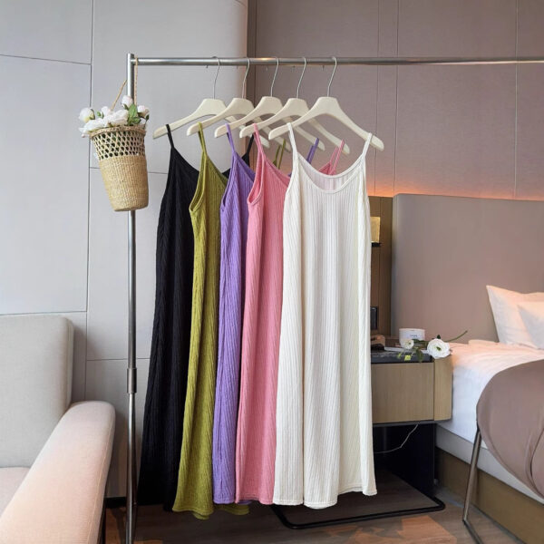Loose Pleated Slip Skirt High-grade dress | 1144 - Image 5