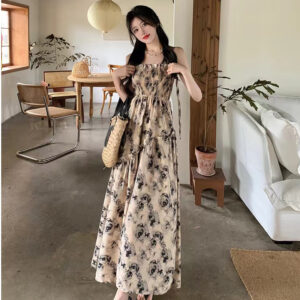 Temperament stunning suspender long skirt | 1195